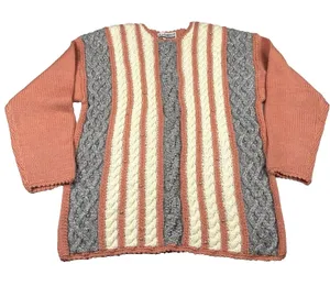Vintage SK & Company Wool Blend Sweater Size Large Heavy Weight‎ Beaded Unique thumbnail 1