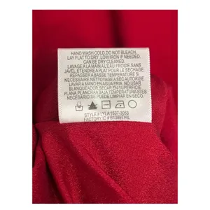Dress The Population Midi Dress Womens Small Red Sleeveless V Neck Cocktail Sexy thumbnail 8