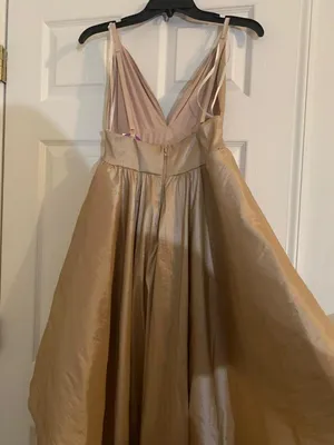 Windsor Champagne Formal Homecoming Dress thumbnail 4