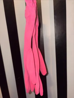 Vintage Pink Ruched Long Gloves Retro Formal Wear Fancy Dress thumbnail 12