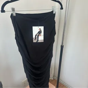 Naked Wardrobe Black Ruched Skirt thumbnail 2