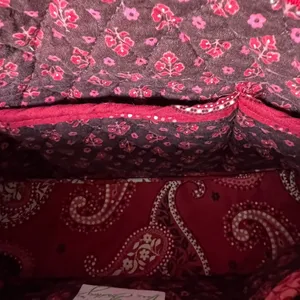 Vera Bradley Mesa Red medium shoulder tote bag thumbnail 12