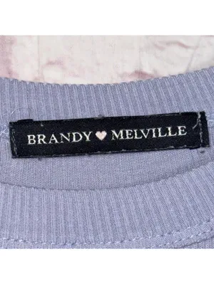 Brandy Melville Ribbed Short Sleeve Small T-Shirt thumbnail 5