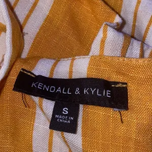 ✨ Tie back button front white yellow stripe jumpsuit✨ thumbnail 6