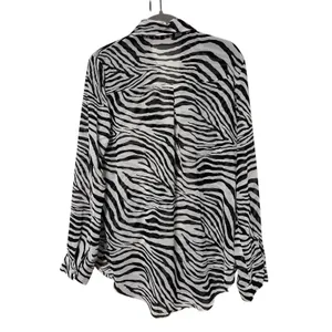Princess Polly Zebra Print Button Down Shirt S thumbnail 7