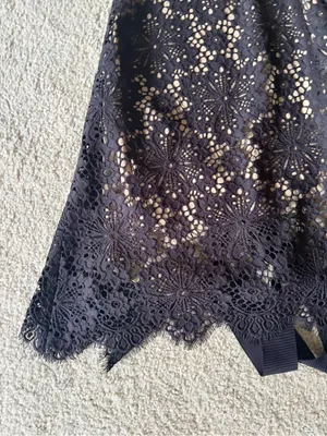 Intermix Y2K boho 90s 2000s black emo goth lace haulter cami tank top size xs thumbnail 5