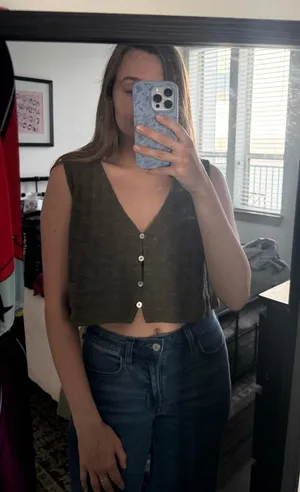 Madewell Sweater Tank Knit thumbnail 1
