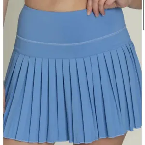 Gold Hinge 15" Pleated Tennis Skirt Marina Blue thumbnail 3