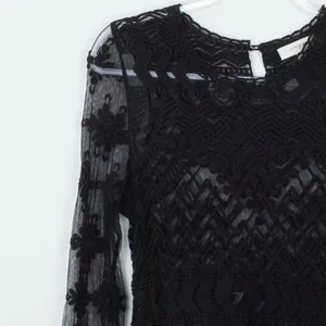 Umgee USA Black Lace Long Sleeve Dress Women's Size‎ Small thumbnail 3