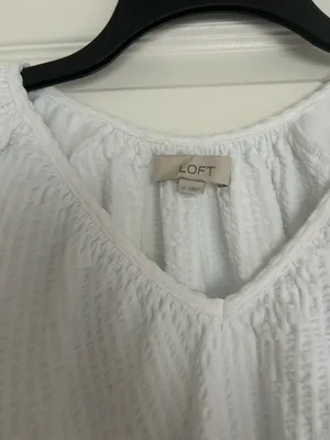 Ann Taylor Loft Puff Sleeve Top thumbnail 3