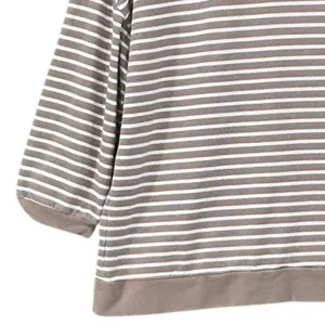 Belle by Kim Gravel Womens Sweatshirt Size‎ M Stripe Nautical 3/4 Sleeve thumbnail 4