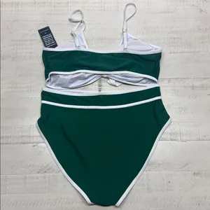 Blooming jelly Women's High Waisted Tie Knot Bikini Set thumbnail 5