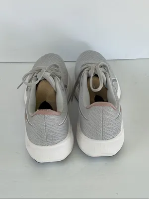 ASICS Versablast 4 Women's Gray Knit Sneakers with Pink Collar Trim thumbnail 5
