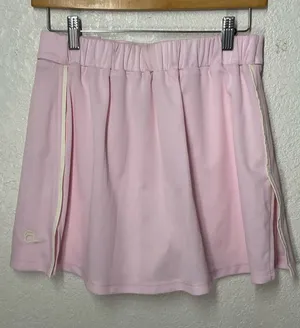 CIAO LUCIA White Mini Tennis Skirt Size L, Tennis Skirt 3 in Pink thumbnail 1