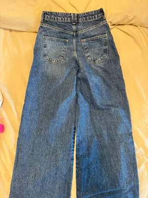 ZARA High-Rise Jeans Straight Leg thumbnail 3