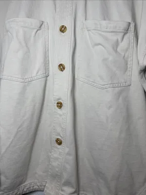 Vuori Mackenzie Shirt Jacket - Ivory/Cream size M/L thumbnail 4