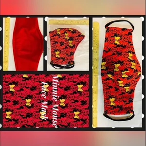 😷 Handmade Minnie Mouse Face Mask thumbnail 2
