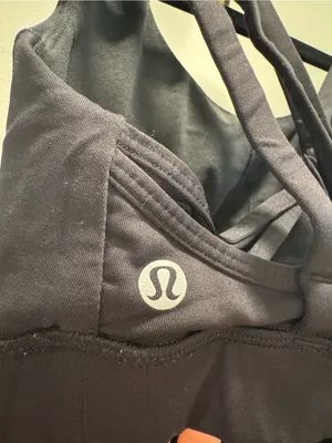 lululemon athletica Black Cross-Back Tank Top thumbnail 4