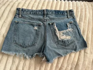 Abercrombie High Rise Jean Shorts thumbnail 2