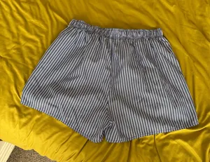 Women’s blue and white striped boxer shorts thumbnail 2