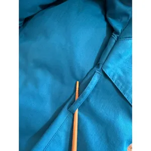 Vintage London Fog Teal Blue Trench Coat Rain Jacket Funnel Neck 12 Reg thumbnail 6