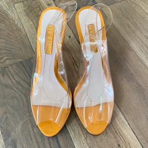 Clear Transparent Heel Shoe Size 6 thumbnail 3