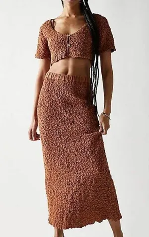 Free People Final Price ✨NWOT Skirt Set thumbnail 1