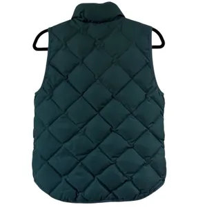 J Crew Quilted Down Puffer Vest Womens S‎ Green Warm Lightweight Excursion 92465 thumbnail 3