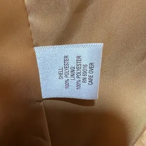 Studio Works Womens Camel Tan‎ Faux Suede Two Button Blazer Jacket Size 14 thumbnail 6