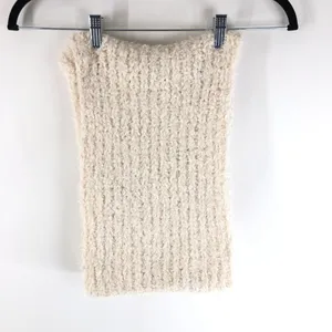 Steve Madden Womens Scarf Infinity Chunky Knit Ivory Soft 33x10 thumbnail 2