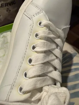 Sam Edelman Ethyl White Leather Sneakers – Size 6.5 thumbnail 4