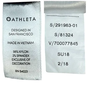 Athleta Teton Anorak Windbreaker Hoodie XL Navy Blue Grid Texture Lightweight thumbnail 3
