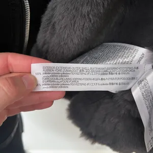 [Zara] Black Faux Fur Suede Double-Faced Oversized Moto Jacket Blogger Fave XS thumbnail 12