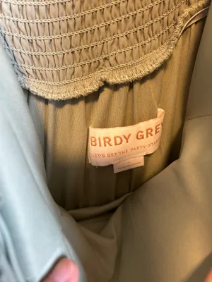 Birdy Grey Sage Green Bridesmaid Dress. thumbnail 4