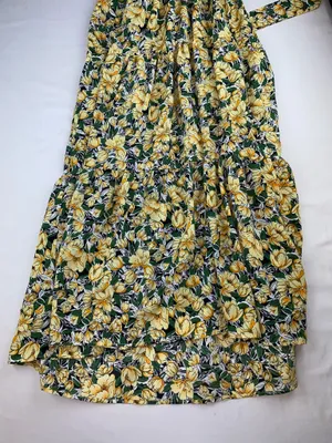 Long summer dress Yellow Size M thumbnail 4