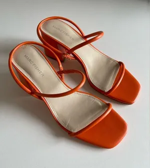 Marc Fisher Orange Heels thumbnail 2