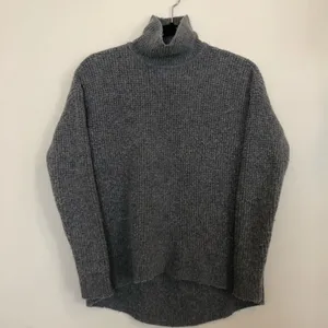 Madewell Gray Turtleneck Wool Alpaca Sweater thumbnail 1