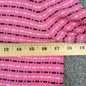 Alexandra Bartlett Tank Cardigan Set Pink Striped Cotton Size M Y2K Coquette thumbnail 7