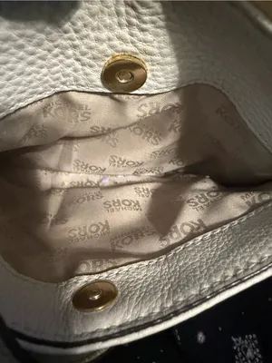 Michael Kors Crossbody Pebbled Leather Bag Logo Purse PICTURES for normal wear thumbnail 7