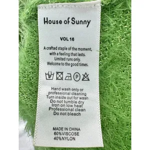 House of Sunny Hockney Knitted‎ Green Swirl Midi Dress 10 Club Date Night Party thumbnail 6