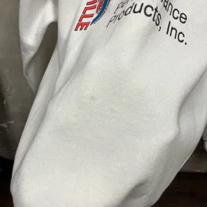 Vintage 1980s Amoco Greenville, SC Neon Graphic Raglan Cut Crewneck Sweatshirt thumbnail 5