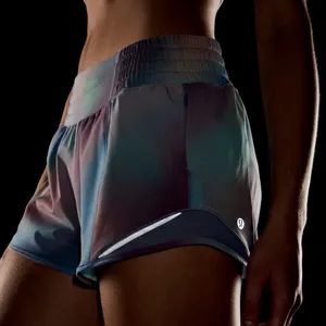 Lululemon Hotty Hot High Rise Short Athletic Shorts Chroma Drift Blue 14 NWT thumbnail 4