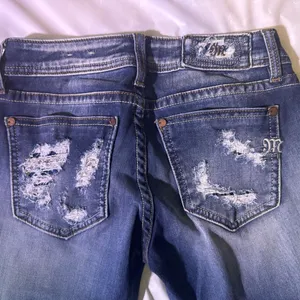 Miss Me Dark Blue Skinny Jeans thumbnail 6