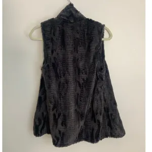 Vine‎ Street USA Faux Fur Vest size small thumbnail 3