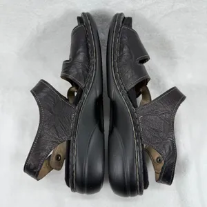 Finn Comfort Leather Sandals Adjustable Straps Comfort‎ Germany Black Sz 38 US 7 thumbnail 10