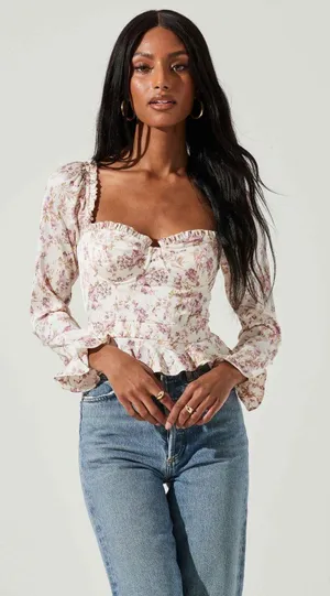 The Label Sweetheart Cinch Top thumbnail 1