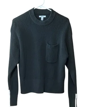 FLX Green Knit Sweater,Size Medium thumbnail 1