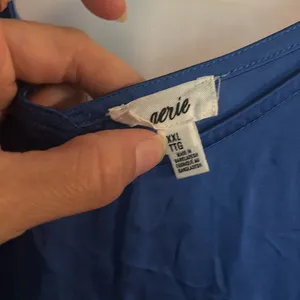 Aerie Vibrant Blue Maxi Dress with Knotted Side Detail thumbnail 4