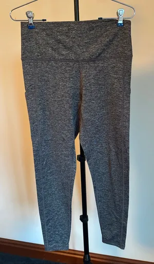 aerie Heather Charcoal Gray High-Rise Pocket Leggings thumbnail 1