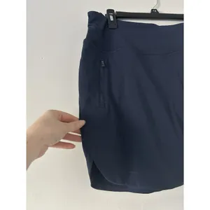 Athleta Fairway High Rise Navy Golf Skort Size Xl Tennis Preppy Athleisure 16” thumbnail 5